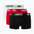 Boxeri pentru bărbați Lacoste 5H2393 3 pack lichen/green/black