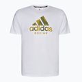 Tricou de antrenament adidas Boxing, alb, ADICL01B