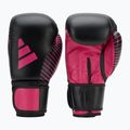 Mănuși de box adidas Wako ADIKBWKF200 black/pink