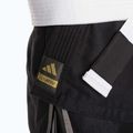 GI pentru jiu-jitsu brazilian adidas Rookie negru/auriu 7