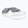 Mască de înot Aquasphere Vista transparentă/gri închisă/greu închisă/ oglindă fumurie MS5050012LD 4