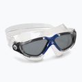 Mască de înot Aquasphere Vista transparentă/gri închisă/greu închisă/ oglindă fumurie MS5050012LD 8