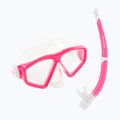 Aqualung Saturn Combo mască de snorkel + snorkel roz SC3980002 9