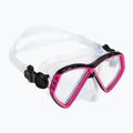 Aqualung Cub Combo kit de snorkel pentru copii mască + snorkel negru/roz SC3990002 2