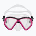 Mască de scufundări pentru copii Aqualung Cub transparent/roz MS5530002 2