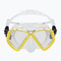 Mască de scufundări pentru copii Aqualung Cub transparent/galben MS5530007 2