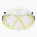 Mască de scufundări Aqualung Hawkeye transparentă/galbenă MS5570007 2