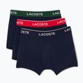 Boxeri Lacoste 5H3401 3 pary navy blue/green/red/navy