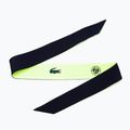 Bandă de cap pentru femei Lacoste galben și albastru marin RL8144