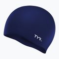 Cască de înot pentru copii  TYR Wrinkle-Free Silicone navy