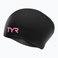 Cască de înot TYR Wrinkle-Free negru-roză LCSLB_121 3