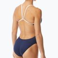 Costum de baie dintr-o bucată pentru femei TYR Hexa Cutoutfit navy/white 2