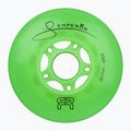 Roți pentru role FR Skates Downtown Wheel 84mm/85A Emperor X4 green/green