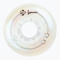 Roți pentru role Luminous Led Wheels Duo 76mm/85A X4 white/pearl 3