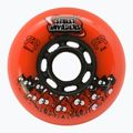 Roți pentru role FR Skates Street Invaders Wheels 80mm/84A X4 orange/black