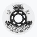 Roți pentru role FR Skates Street Invaders Wheels 80mm/84A X4 white/black