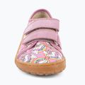 Încălțăminte barefoot pentru copii Froddo Canvas white/pink 3