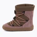 Ghete de zăpadă barefoot pentru copii Froddo Barefoot Tex Track Wool dark pink 2