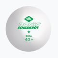 Mingi de tenis de masă Donic-Schildkröt 1-Star Elite Poly 40+ 6buc. white/orange 2