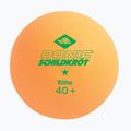 Mingi de tenis de masă Donic-Schildkröt 1-Star Elite Poly 40+ 6buc. white/orange 3