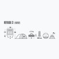 Cort de camping pentru 3 persoane High Peak Nevada gri 10202 2
