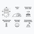 Cort de camping pentru 3-persoane High Peak Kira 3.1 deep forest 7