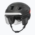 Cască de bicicletă cu indicatoare de direcție ABUS Hyp-e Ace volcano titan