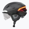 Cască de bicicletă cu indicatoare de direcție ABUS Hyp-e Ace volcano titan 3