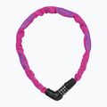 Lacăt pentru bicicletă ABUS Steel-O-Chain 5805C/75 pink
