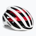 Cască de bicicletă ABUS AirBreaker alb-roșie 86836