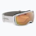 Ochelari de schi Alpina Estetica Q-Lite pearlwhite gloss/mandarin sph