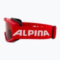 Ochelari de schi pentru copii Alpina Piney red matt/orange 4