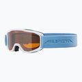 Ochelari de schi pentru copii Alpina Piney white/skyblue matt/orange 6