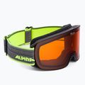 Ochelari de schi Alpina Nakiska black-neon/dh
