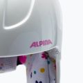 Căști de schi pentru copii Alpina Carat white/deco 6