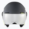 Căști de schi pentru copii Alpina Zupo Visor Q-Lite charcoal/neon matt 10