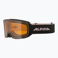 Ochelari de schi Alpina Nakiska black/rose matt/orange 6
