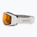 Ochelari de schi Alpina Double Jack Mag Q-Lite white gloss/mirror black 4