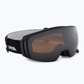 Ochelari de schi Alpina Double Jack Mag Q-Lite black matt/mirror black 6