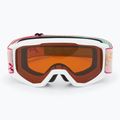Ochelari de schi pentru copii Alpina Piney white/ flower matt/ orange 2