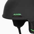 Cască de schi pentru copii Alpina Brix black/ neon matt 7
