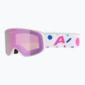Ochelari de schi pentru copii Alpina Fernie Q-Lite white/confetti matt
