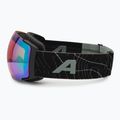 Ochelari de schi Alpina Falera Mag Q-Lite black/green matt/green/pink 5