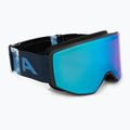 Ochelari de schi Alpina Venet Q-Lite black/blue matt/blue