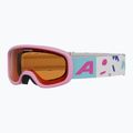 Ochelari de schi pentru copii Alpina Piney 2.0 rose matt/orange