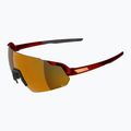 Ochelari de soare Alpina Turbo Air Q-Lite red translucent matte/gold mirror/pink
