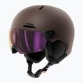 Cască de schi Alpina Arber 2 Visor Q-Lite ox brown matt