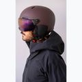 Cască de schi Alpina Arber 2 Visor Q-Lite ox brown matt 6