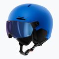 Cască de schi pentru copii Alpina Zupo 2 Visor Q-Lite blue matt