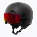 Cască de schi pentru copii Alpina Zupo 2 Visor Q-Lite black matte